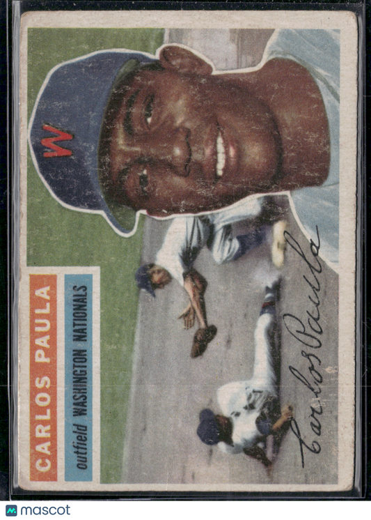 1956 Topps CARLOS PAULA #4