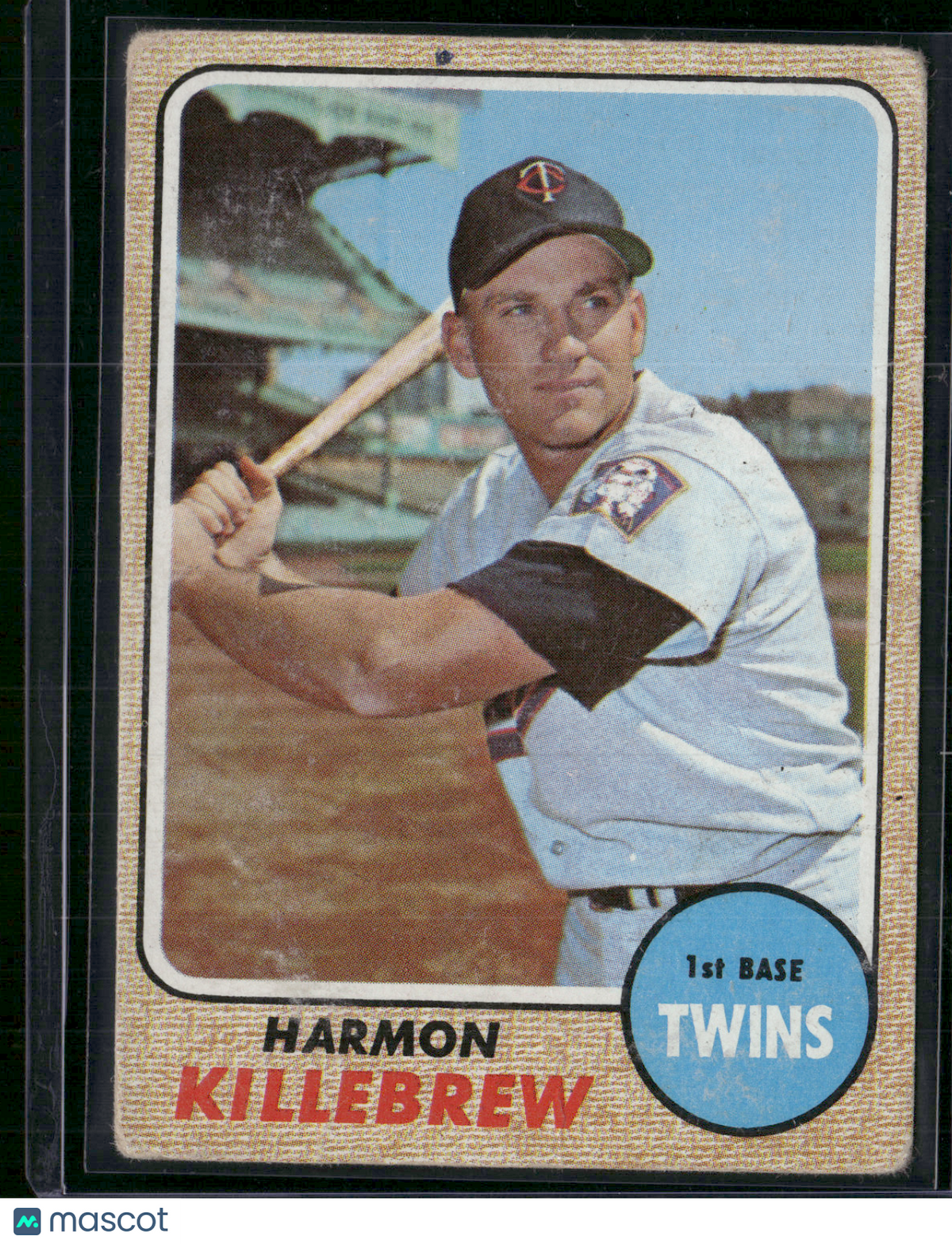 1968 Topps HARMON KILLEBREW #220 Toning (VG)