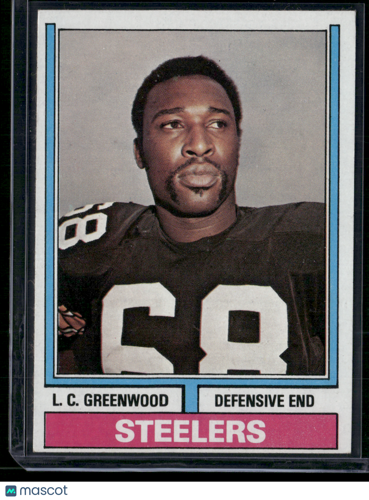 1974 Topps L.C. GREENWOOD #496 (EX)
