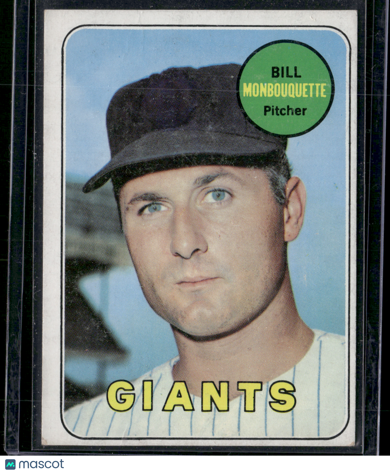1969 Topps BILL MONBOUQUETTE #64 Light Wrinkles (VG)