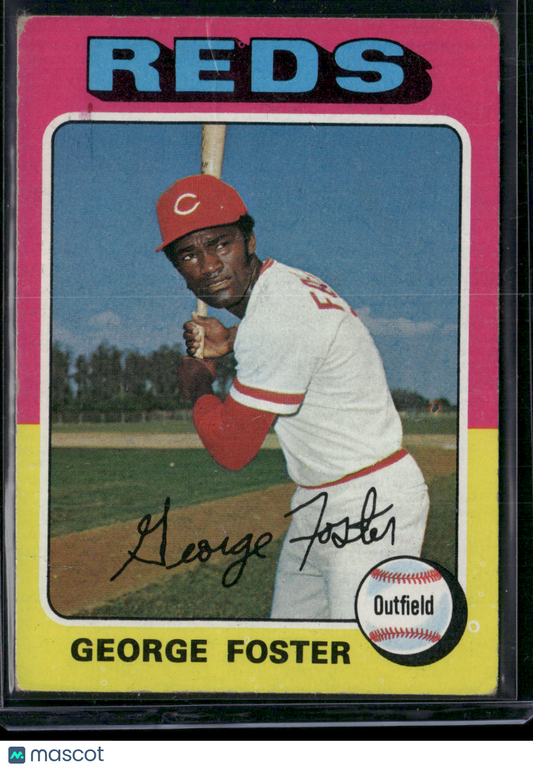1975 Topps GEORGE FOSTER #87 Light Wrinkles (VG)