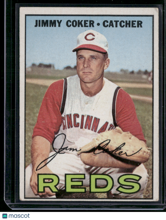 1967 Topps JIMMY COKER #158 (VG - Light Scratches)