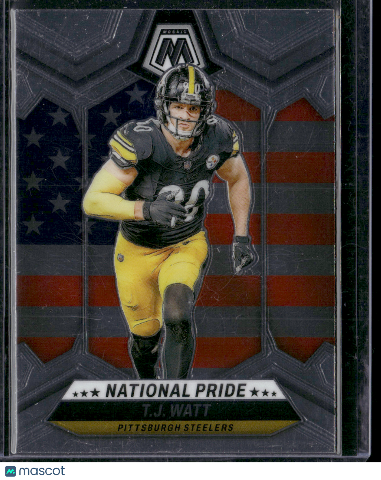 2024 Panini Mosaic T.J. WATT #266 NATIONAL PRIDE