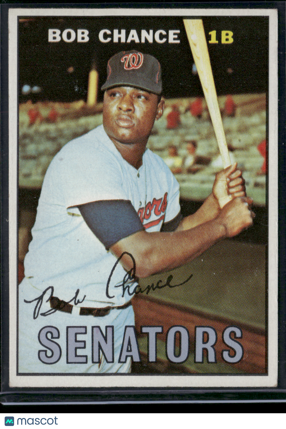 1967 Topps BOB CHANCE #349 (VG)