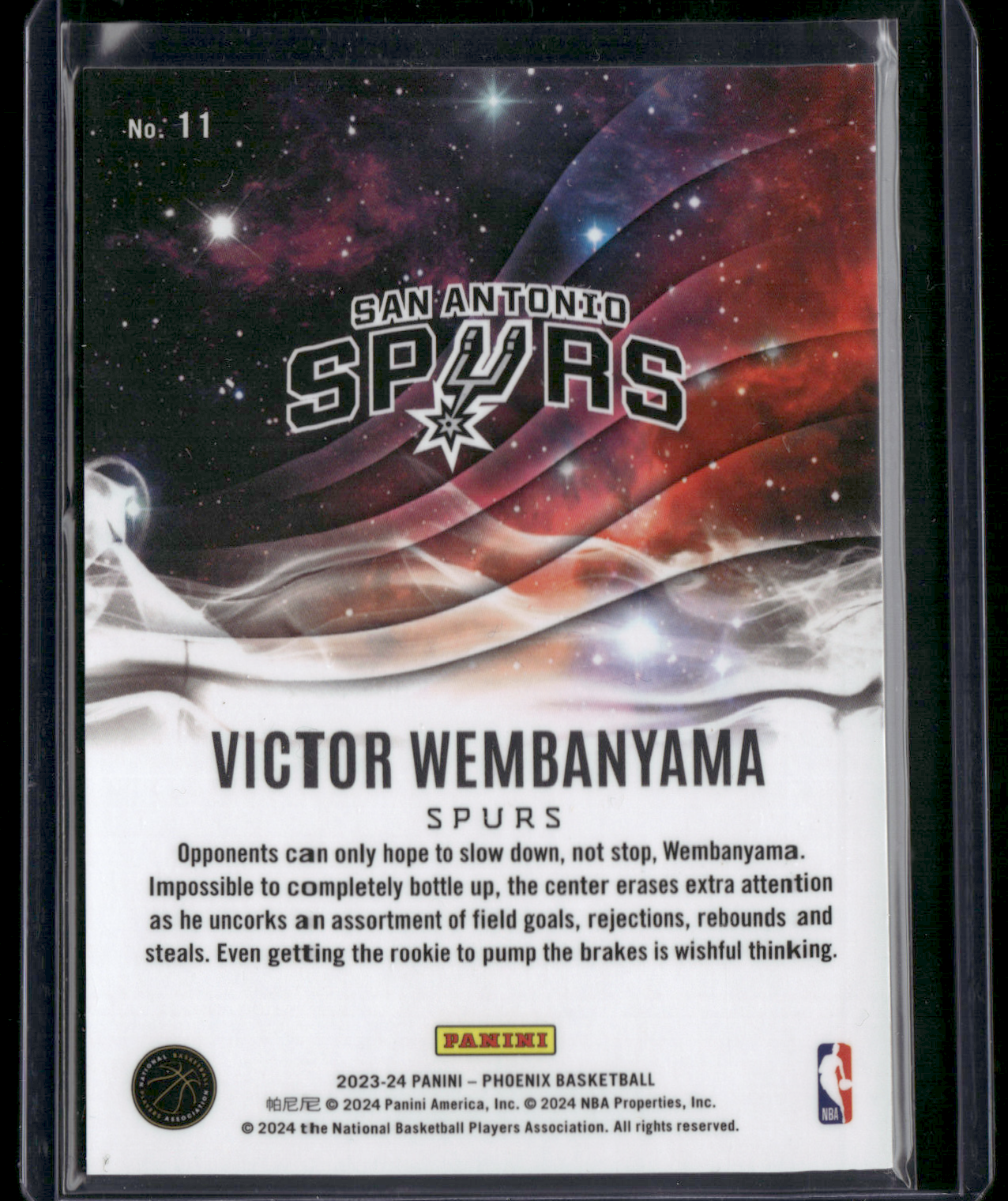 2023 Phoenix VICTOR WEMBANYAMA #11 Genies Case Hit Rookie RC (NM)