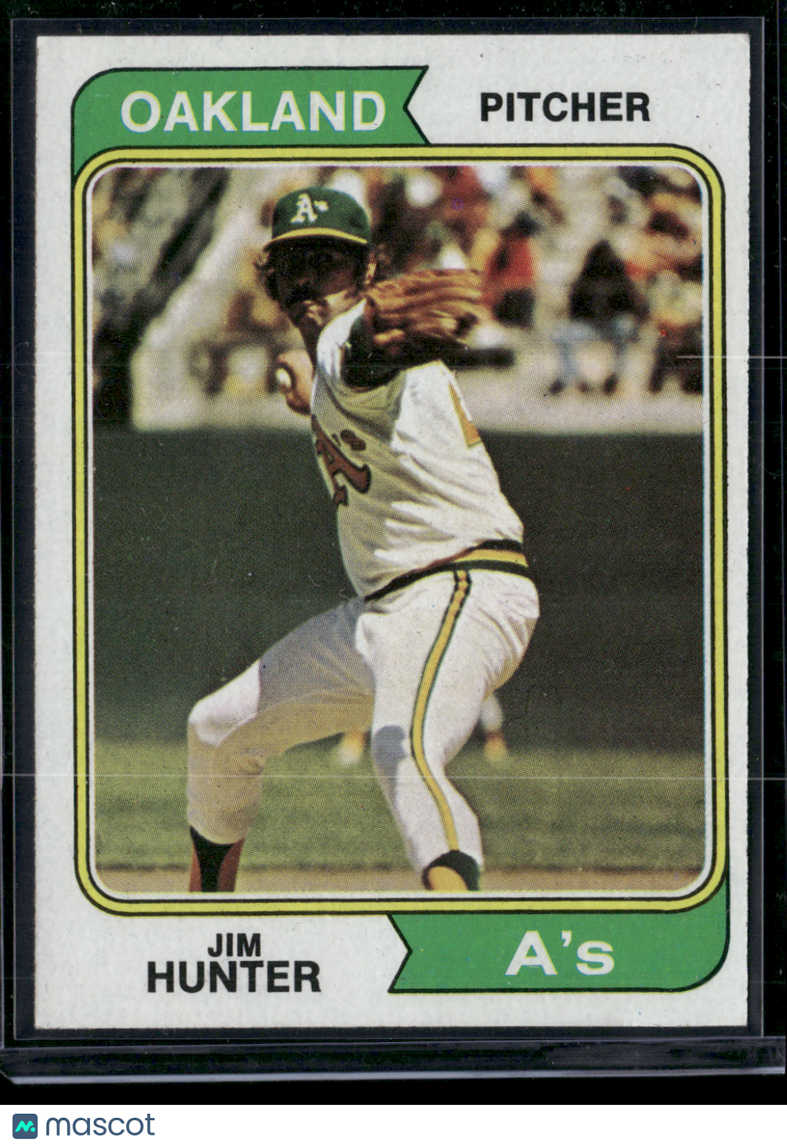 1974 Topps JIM "CATFISH" HUNTER #7 (EX)