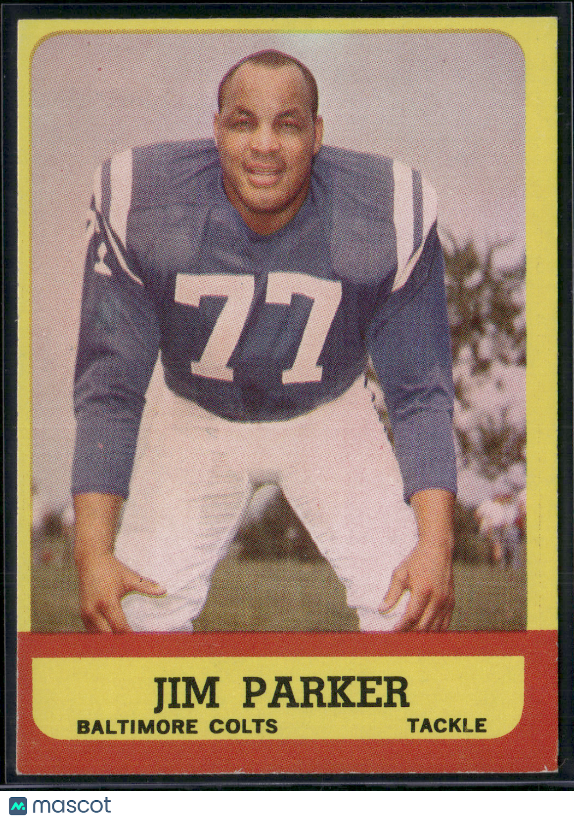 1963 Topps JIM PARKER #5 (EX)