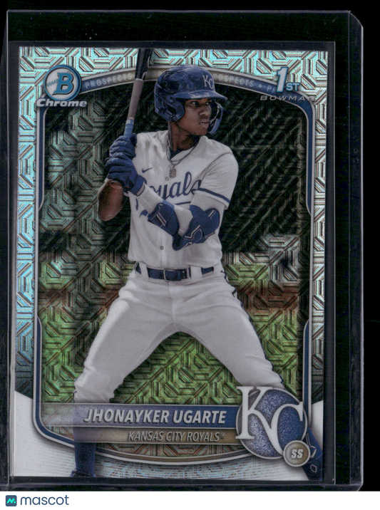 2025 Bowman JHONAYKER UGARTE #BCP-123 Chrome Mojo 1st Bowman