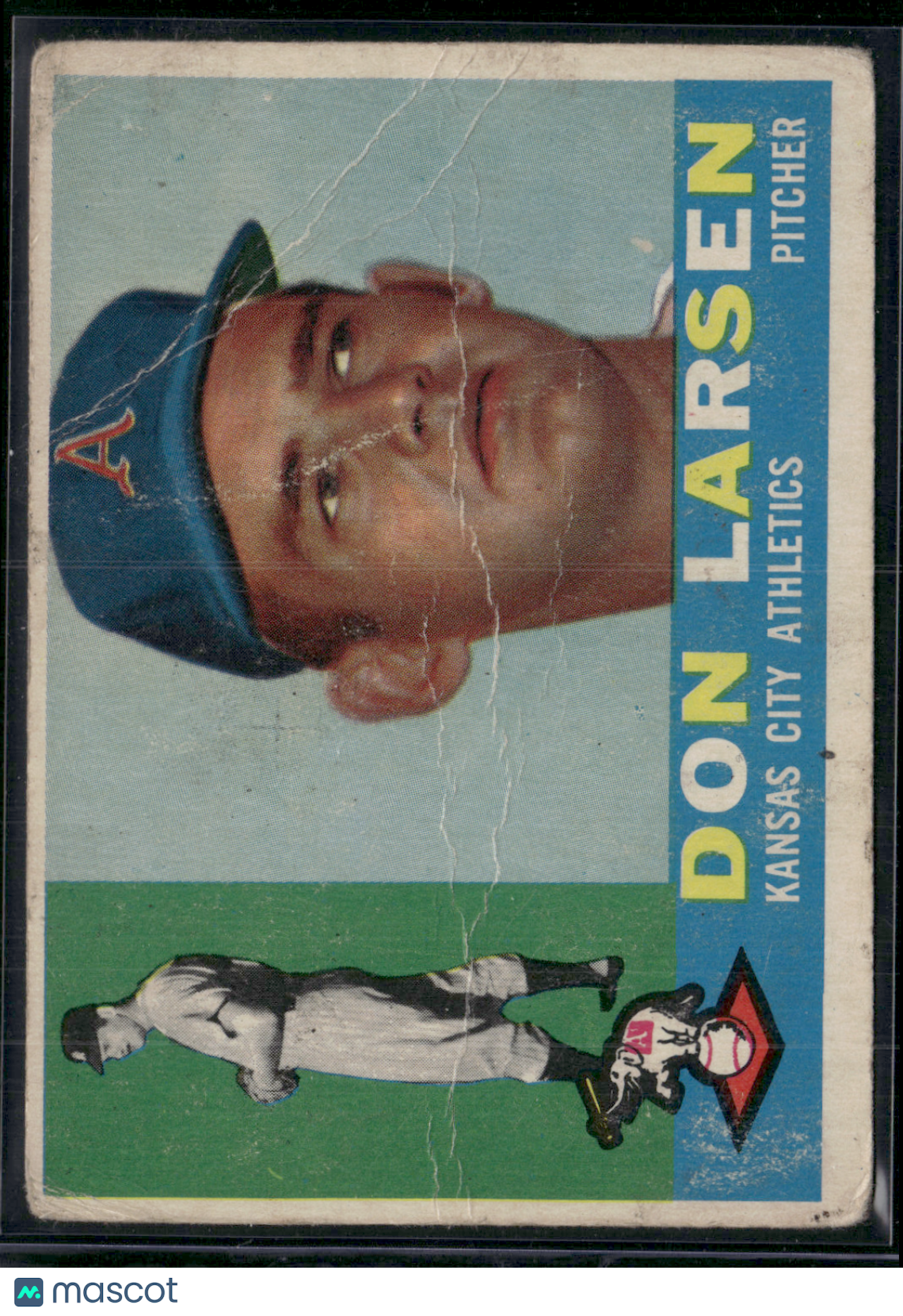 1960 Topps DON LARSEN #353 Wrinkles (Good)