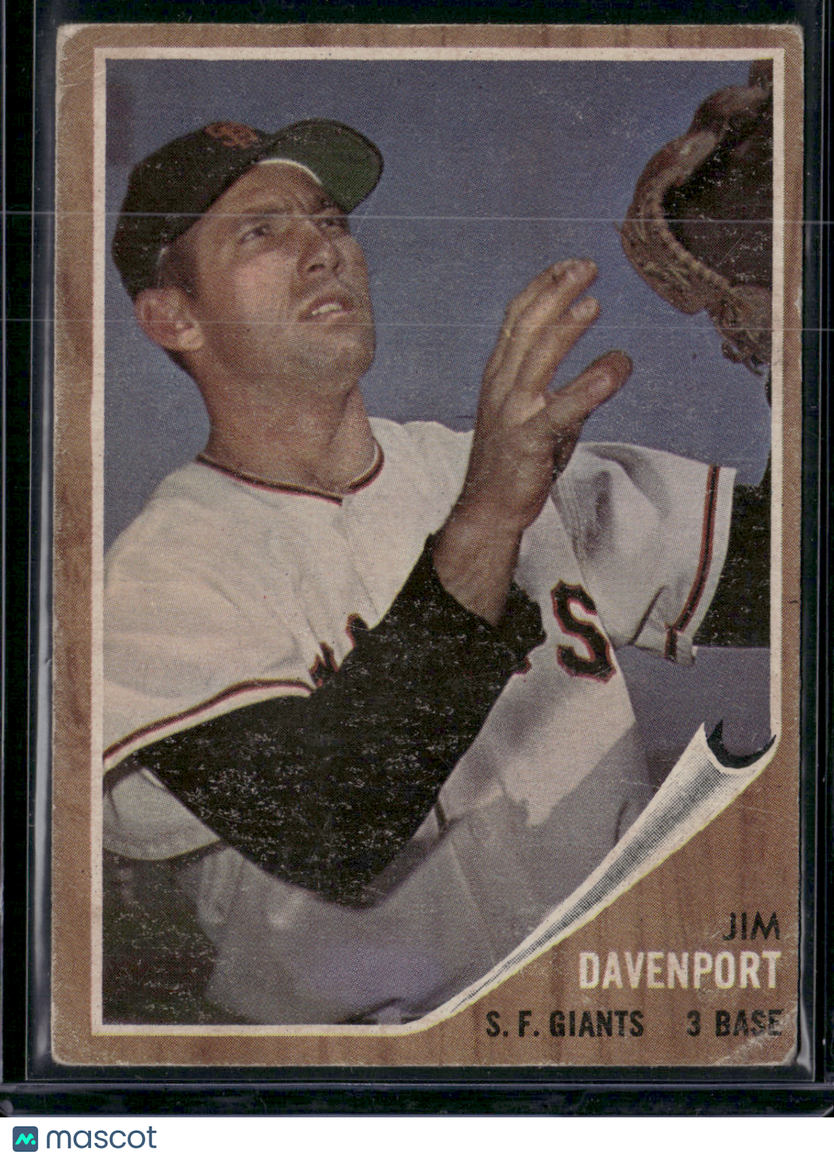 1962 Topps JIM DAVENPORT #9