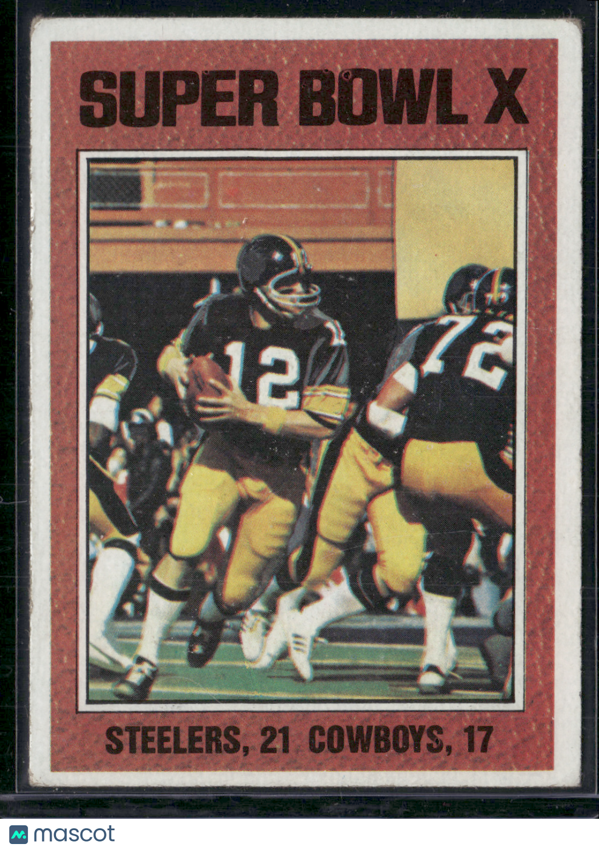 1976 Topps TERRY BRADSHAW #333 Super Bowl X (EX)
