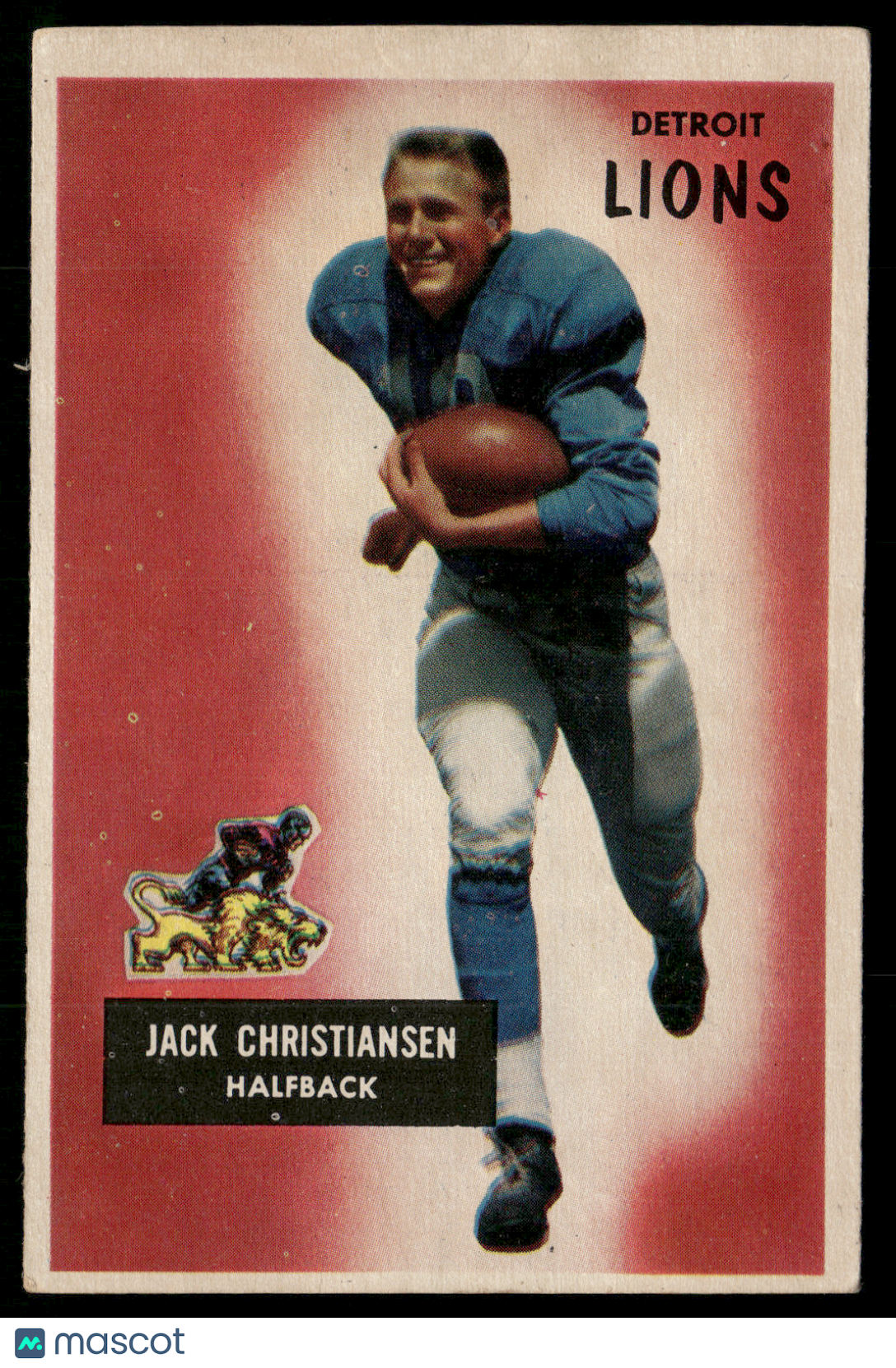 1955 Bowman JACK CHRISTIANSEN #28 Indent Top front (VG)