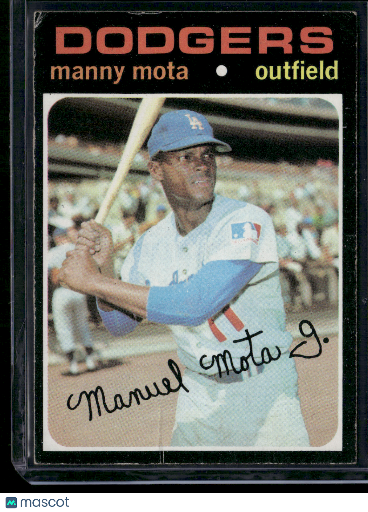 1971 Topps MANNY MOTA #112 (Good - Crease)
