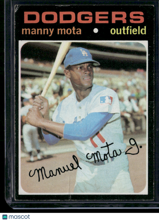 1971 Topps MANNY MOTA #112 (Good - Crease)