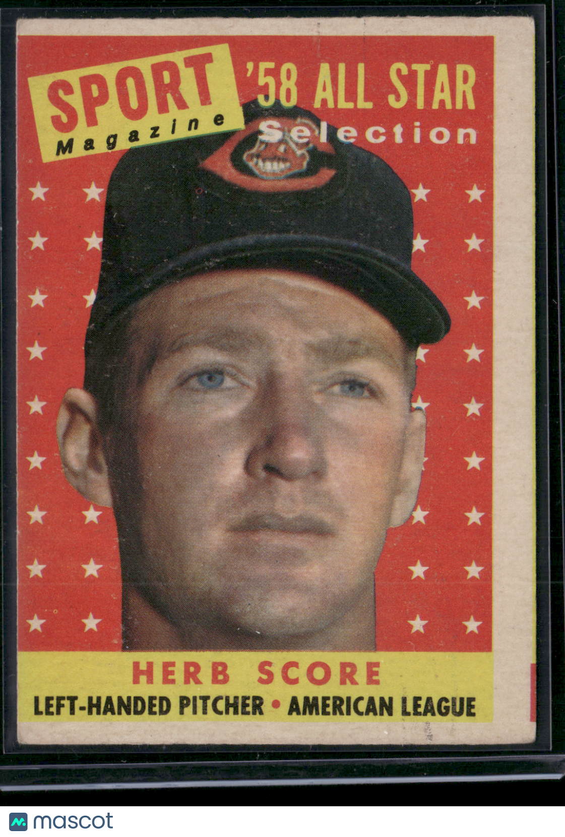 1958 Topps HERB SCORE #495 All Star (VG)