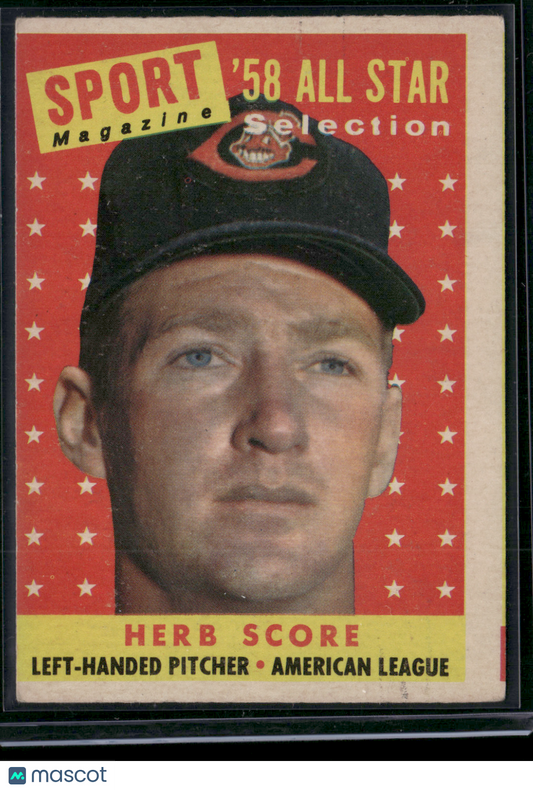 1958 Topps HERB SCORE #495 All Star (VG)