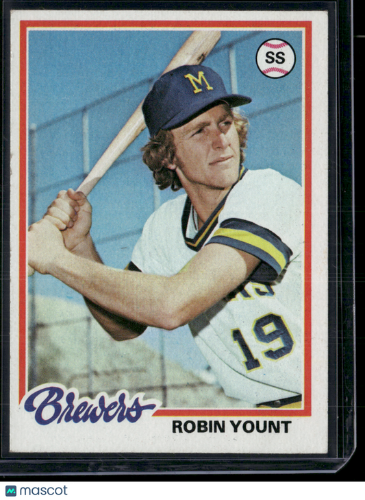 1978 Topps ROBIN YOUNT #173 Slight Edge Chip (EX)