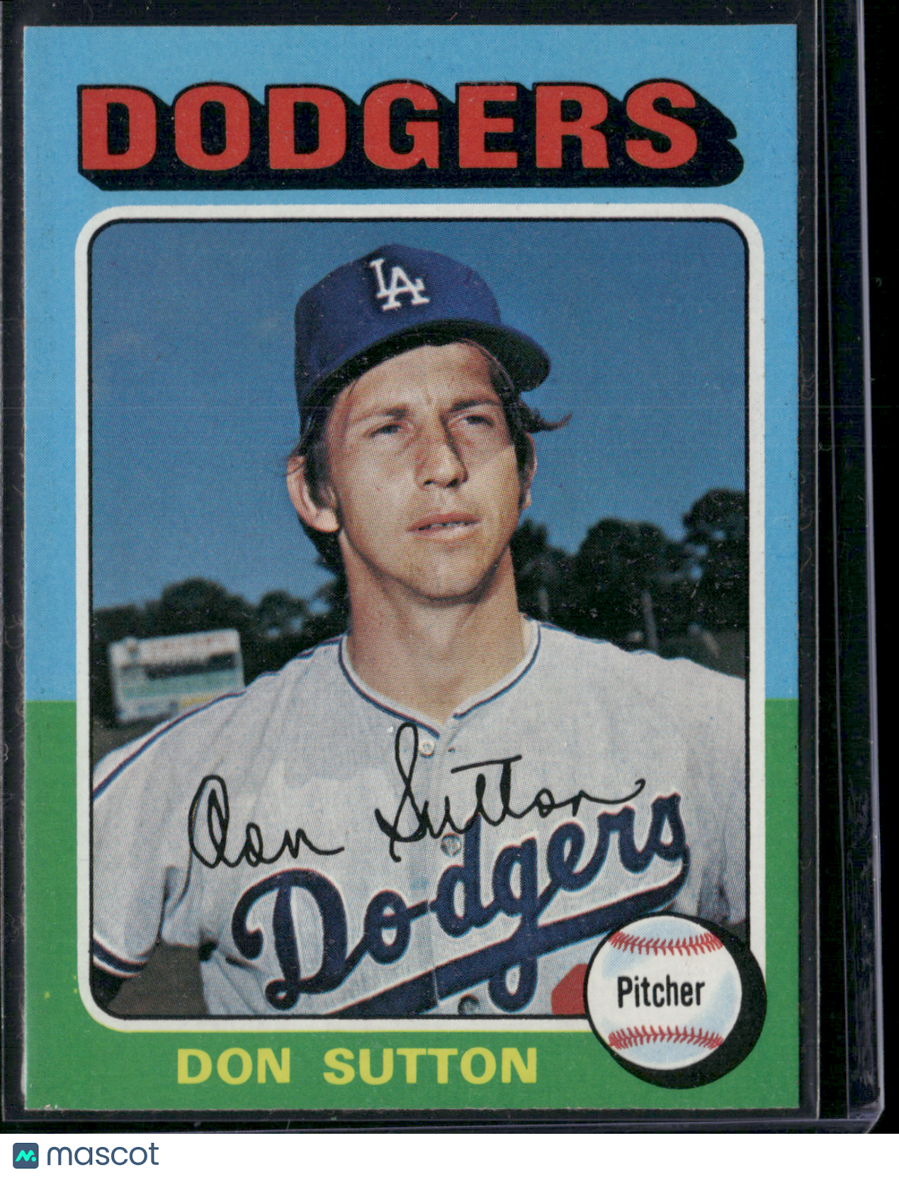 1975 Topps DON SUTTON #220 Small Edge Chip bottom left (EX)