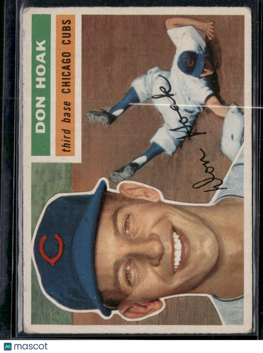 1956 Topps DON HOAK #335 Light Wrinkles