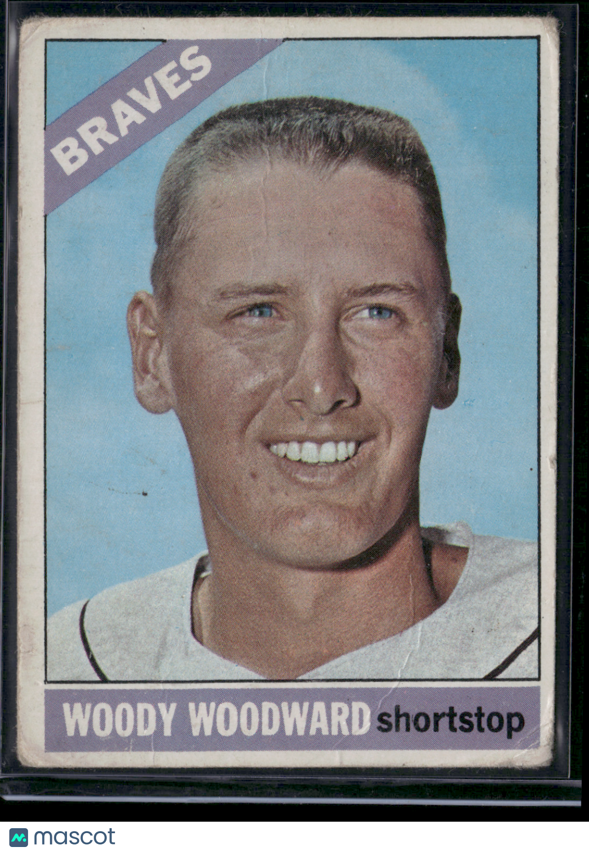 1966 Topps WOODY WOODWARD #49 (Fair)