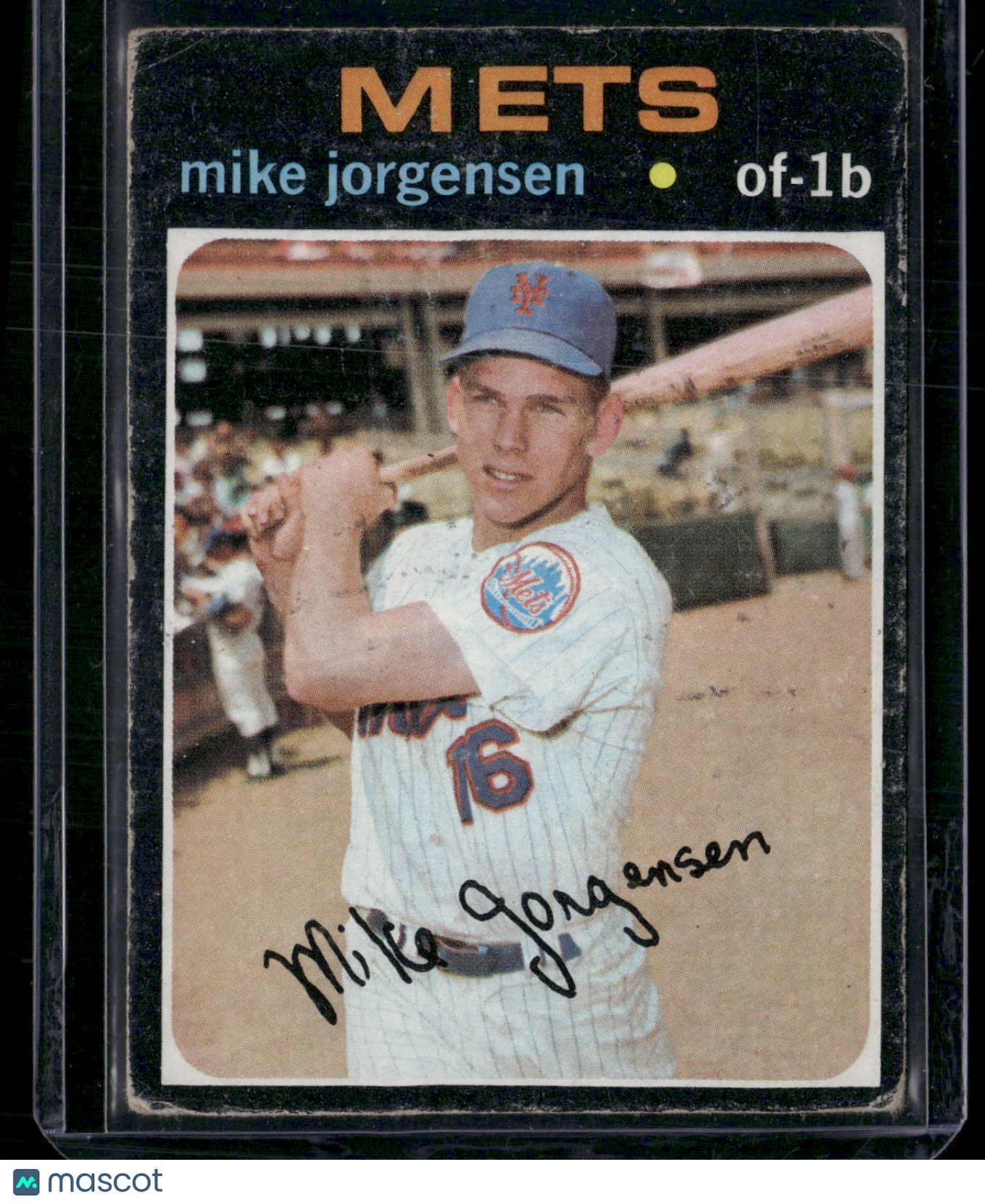 1971 Topps MIKE JORGENSEN #596