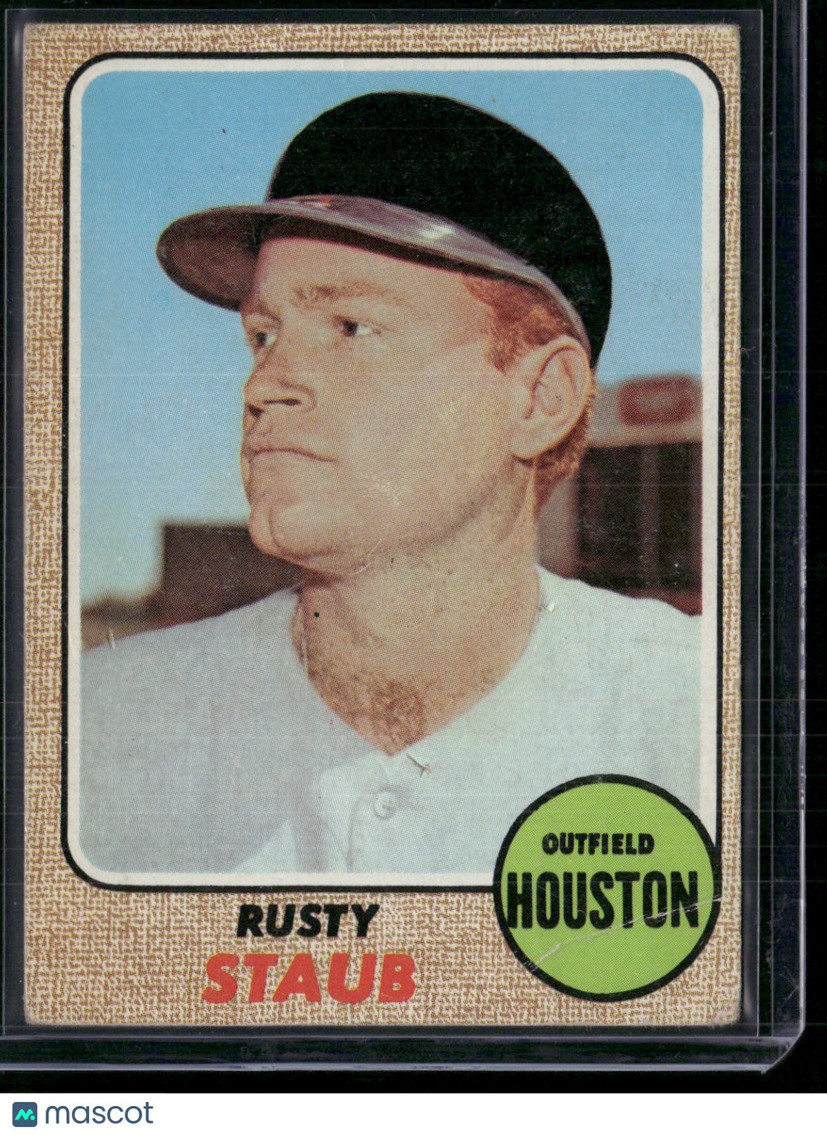 1968 Topps RUSTY STAUB #300 Surface Dents Wrinkle (VG)