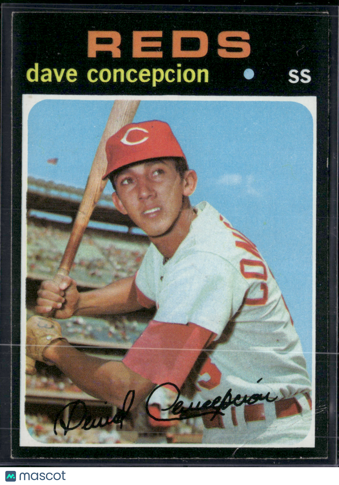 1971 Topps DAVE CONCEPCION #14 Wrinkle on Corner (VG)