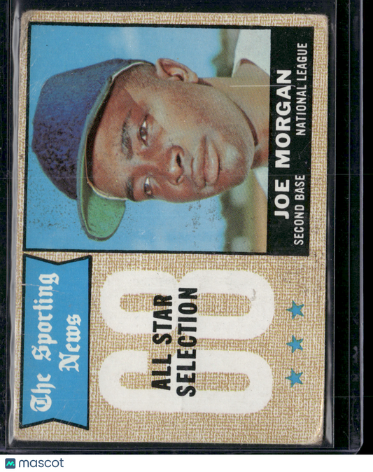 1968 Topps JOE MORGAN #364 All Star Staining Wrinkles (Good)