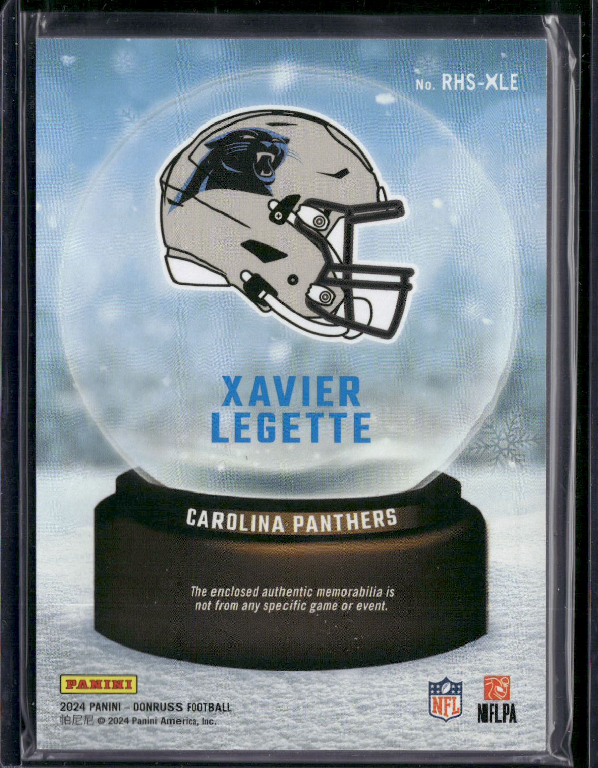 2024 Donruss XAVIER LEGETTE #RHS-XLE Rookie Sweaters Rookie RC