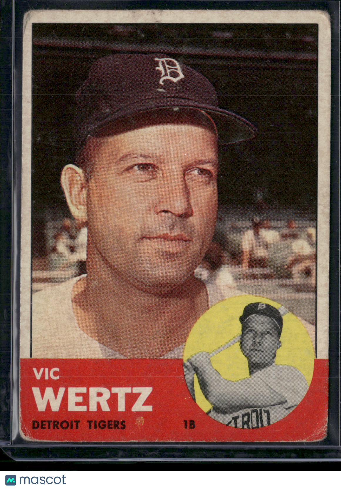 1963 Topps VIC WERTZ #348 (VG)