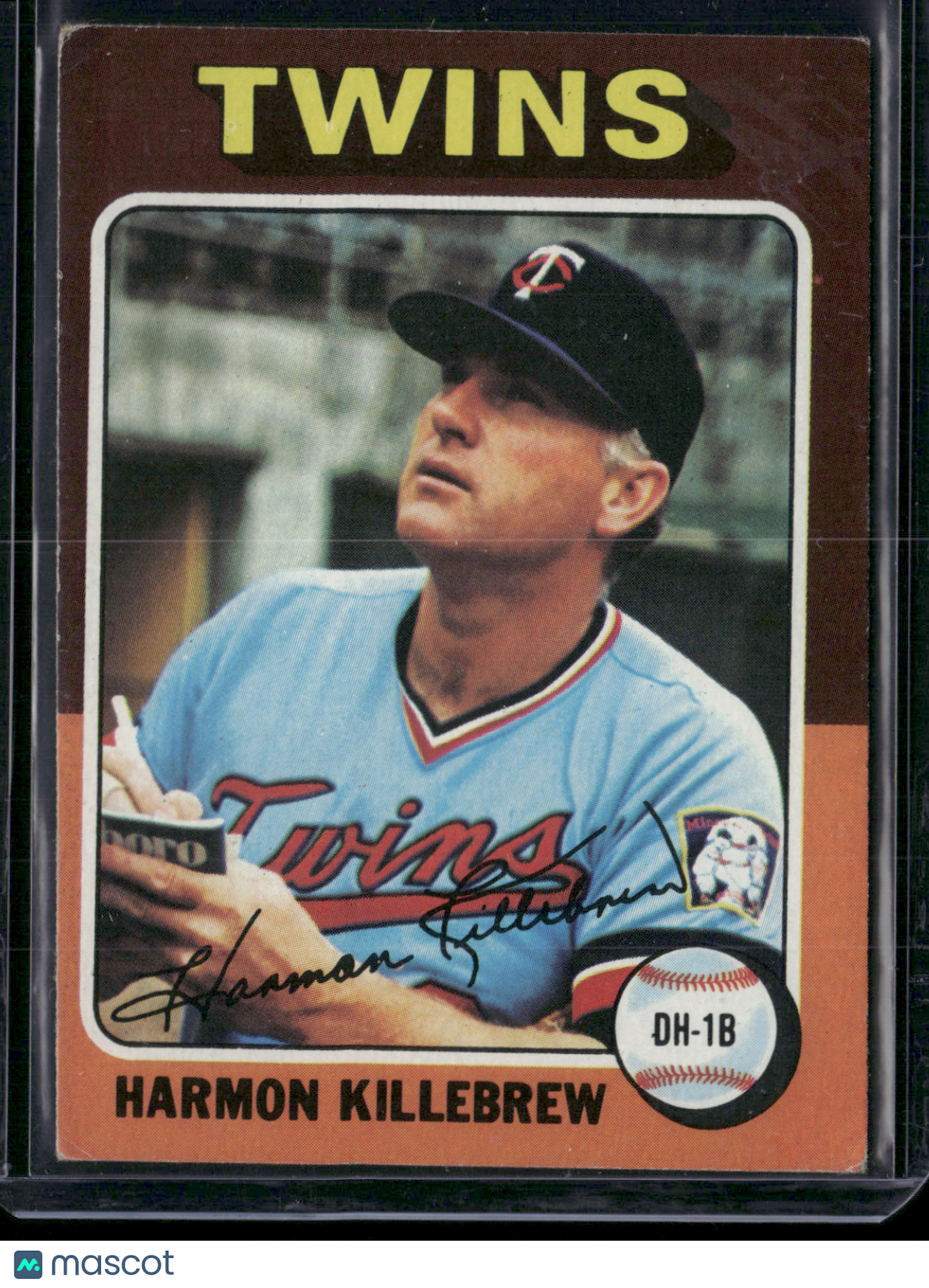 1975 Topps HARMON KILLEBREW #640 Light wax stain (VG/EX)