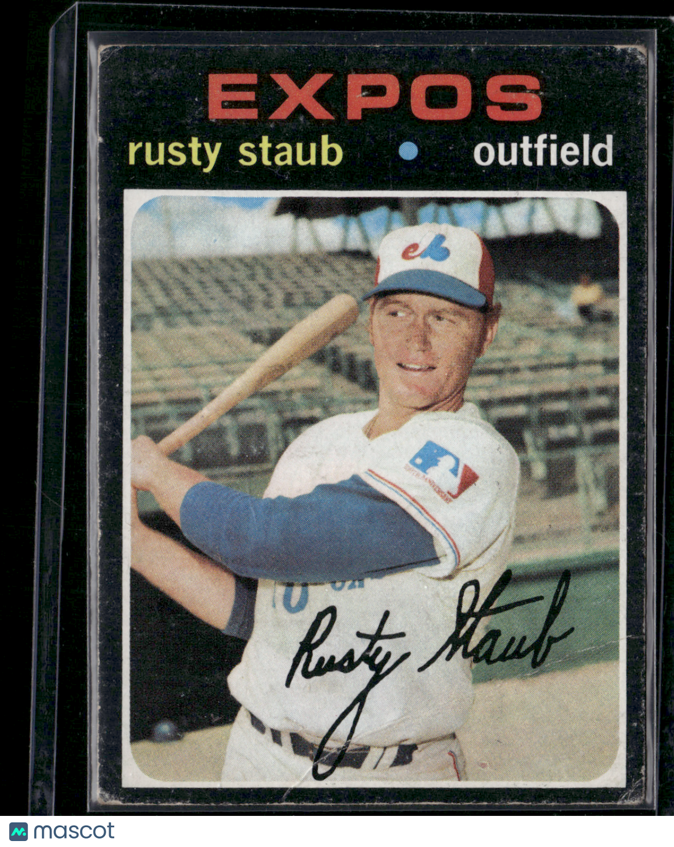 1971 Topps RUSTY STAUB #560 Crease (Good)