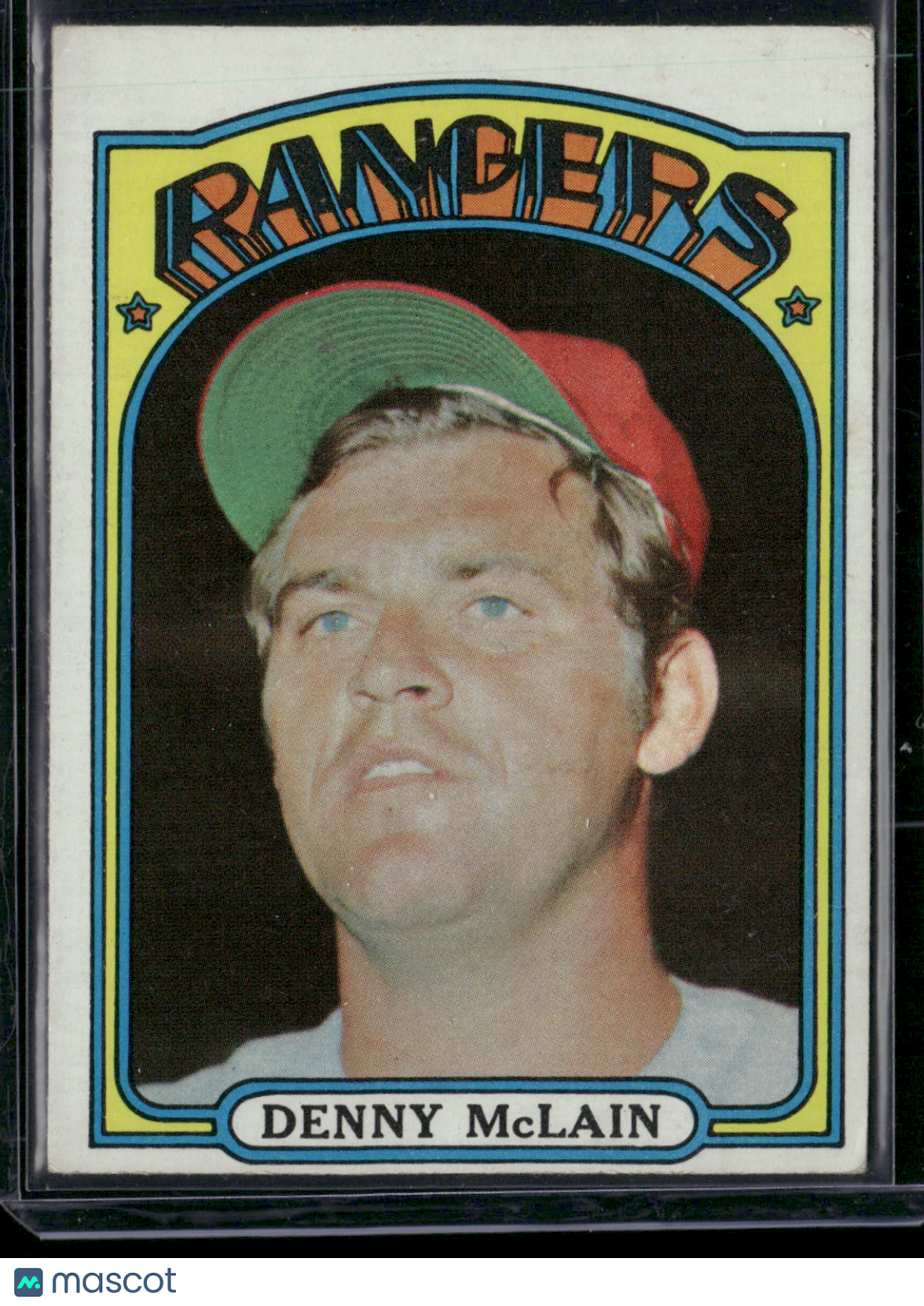 1972 Topps DENNY MCLAIN #210 Light Staining (VG)