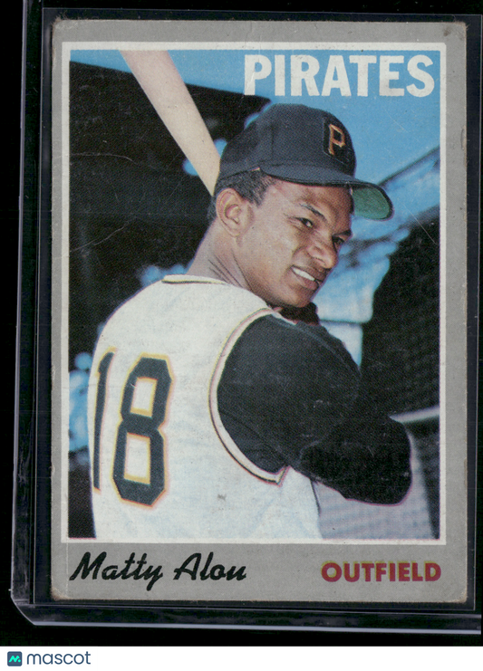 1970 Topps MATTY ALOU #30 (Good - Wrinkles)