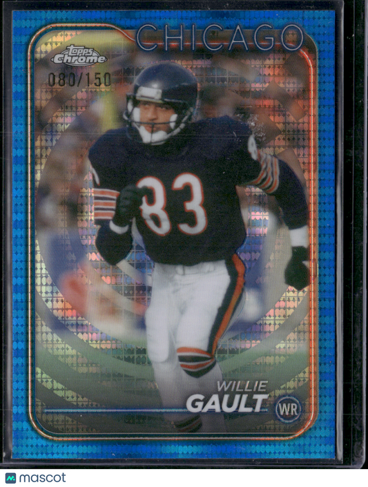 2024 Chrome Football WILLLIE GAULT #24 Blue Sonar 80/150