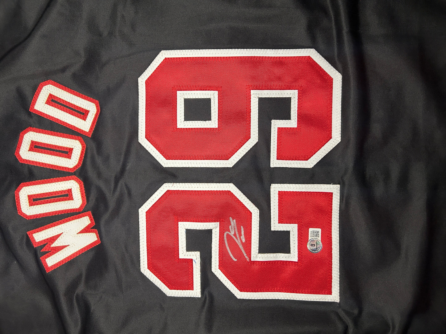 JAMES WOOD Washington Nationals Signed Baseball Jersey - Beckett Authenticated