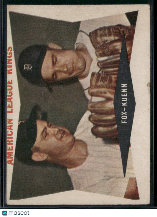 1960 Topps NELLIE FOX/HARVEY KUENN #429 American League Kings