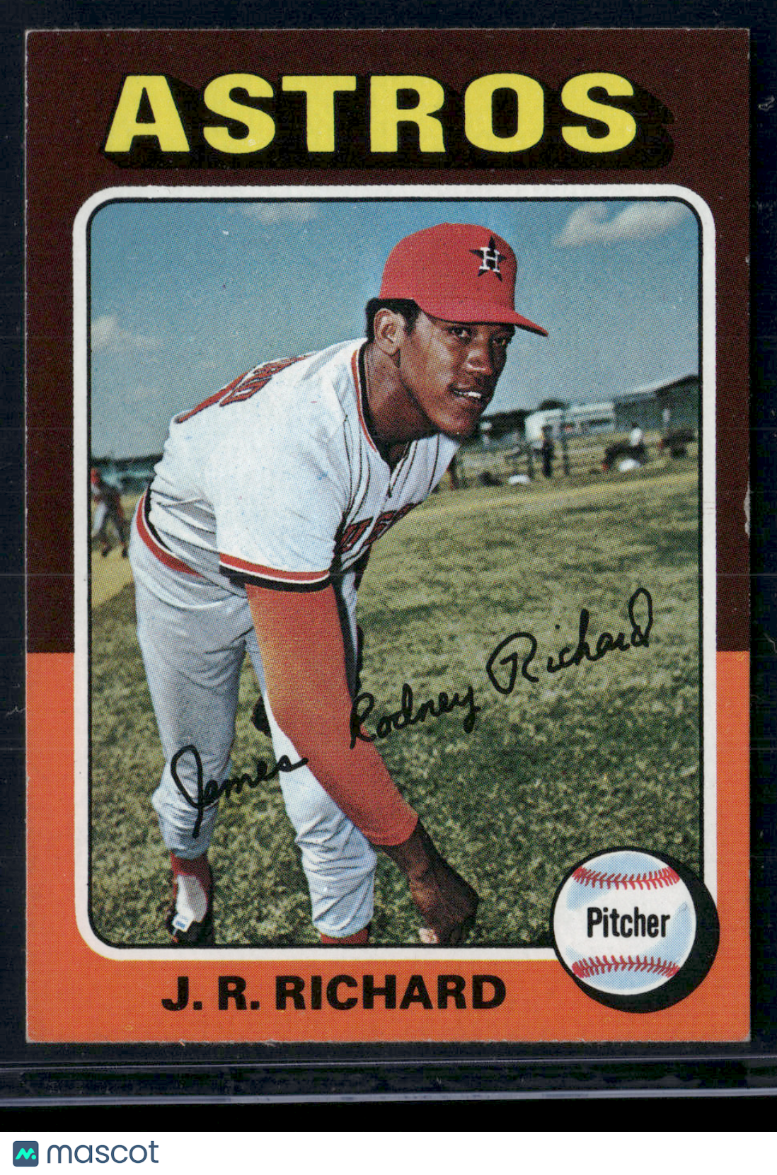 1975 Mini J.R. RICHARD #73 Edge Chip (EX)