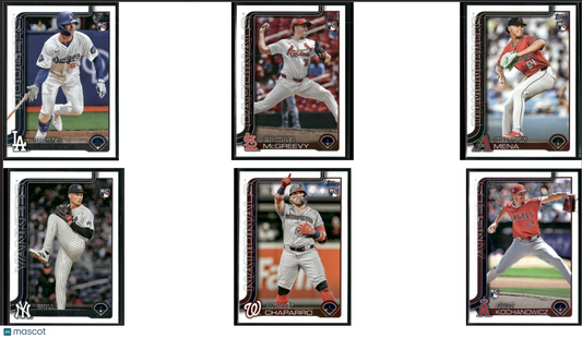 2025 Topps ROOKIES 6 ~ CARDLOT Hunter Feduccia/Jack Kochanowicz (NM)