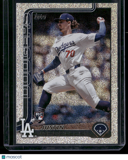 2025 Topps Series 1 JUSTIN WROBLESKI #204 Glitter Refractor RC