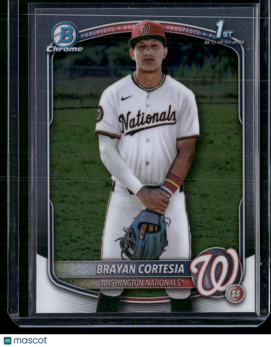 2025 Bowman Chrome BRAYAN CORTESIA #BCP-211 1st Bowman