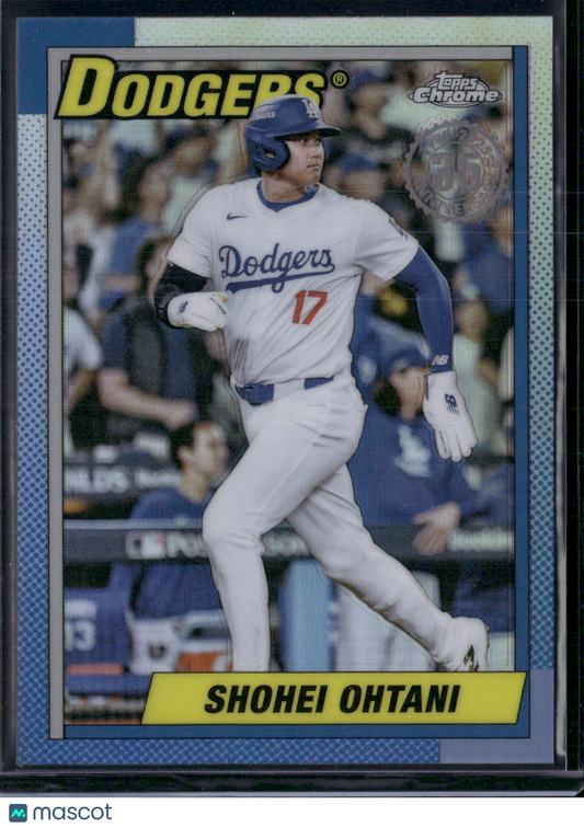 2025 Topps Chrome SHOHEI OHTANI #90CB-7 90 Design Rainbow Refractor