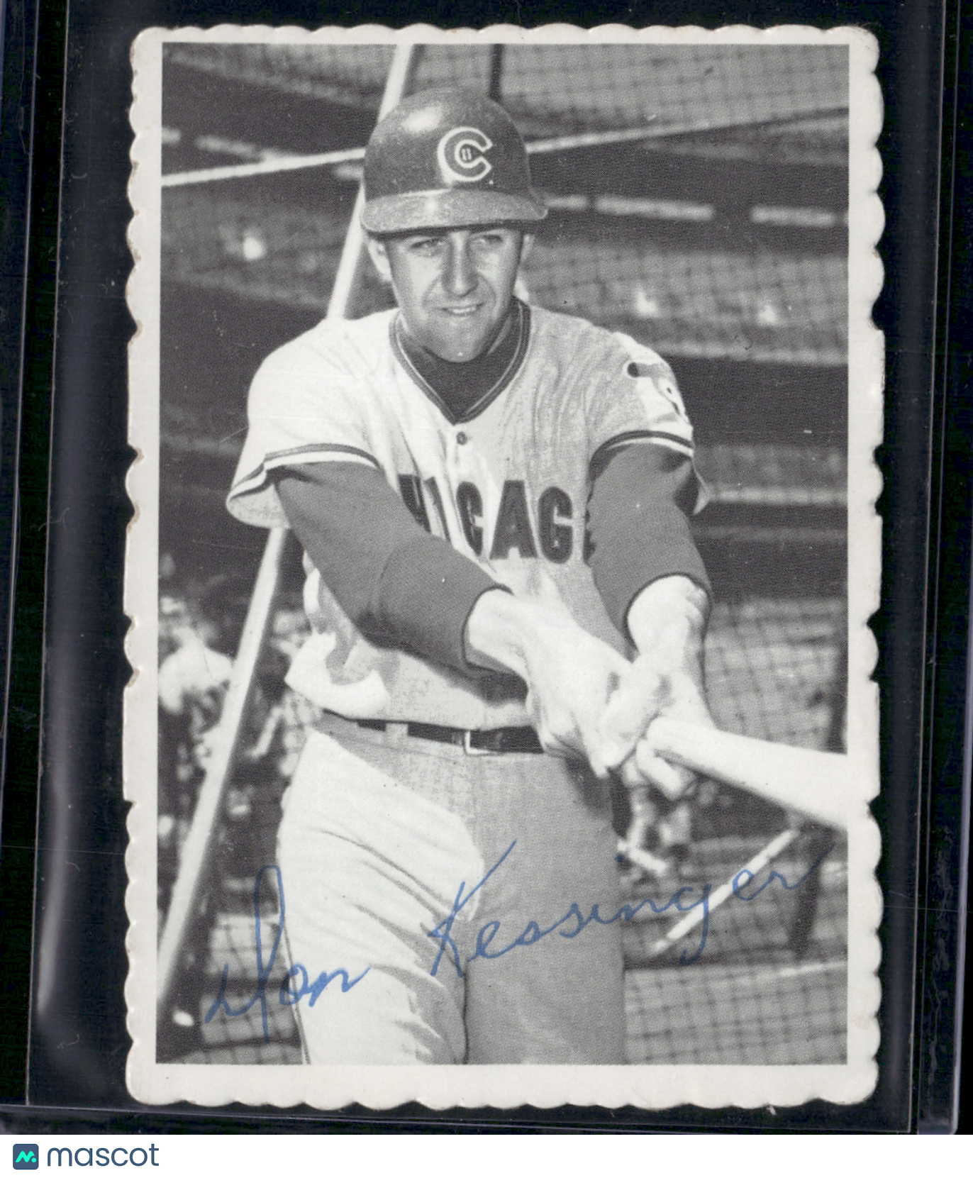1969 Deckle DON KESSINGER #18 Surface Dent (Good)