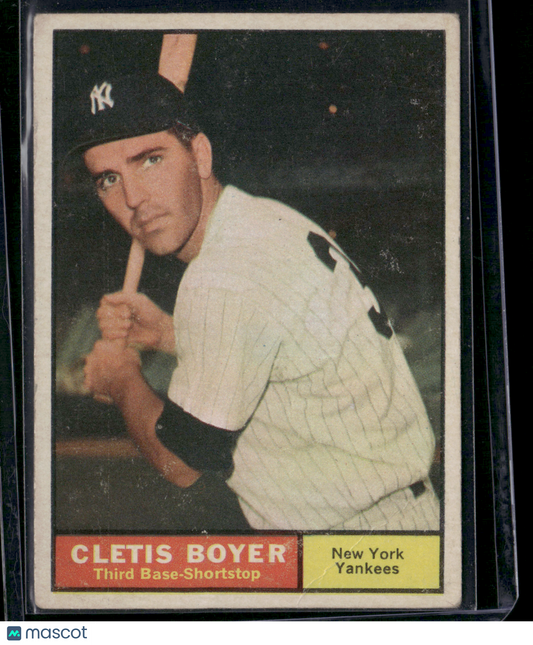 1961 Topps CLETIS BOYER #19