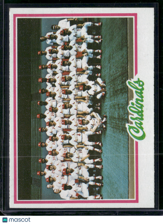 1978 Topps ST. LOUIS CARDINALS #479 (EX)