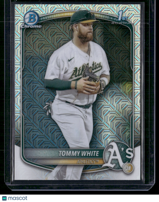 2025 Bowman Chrome TOMMY WHITE #BCP-251 Mega 1st Bowman