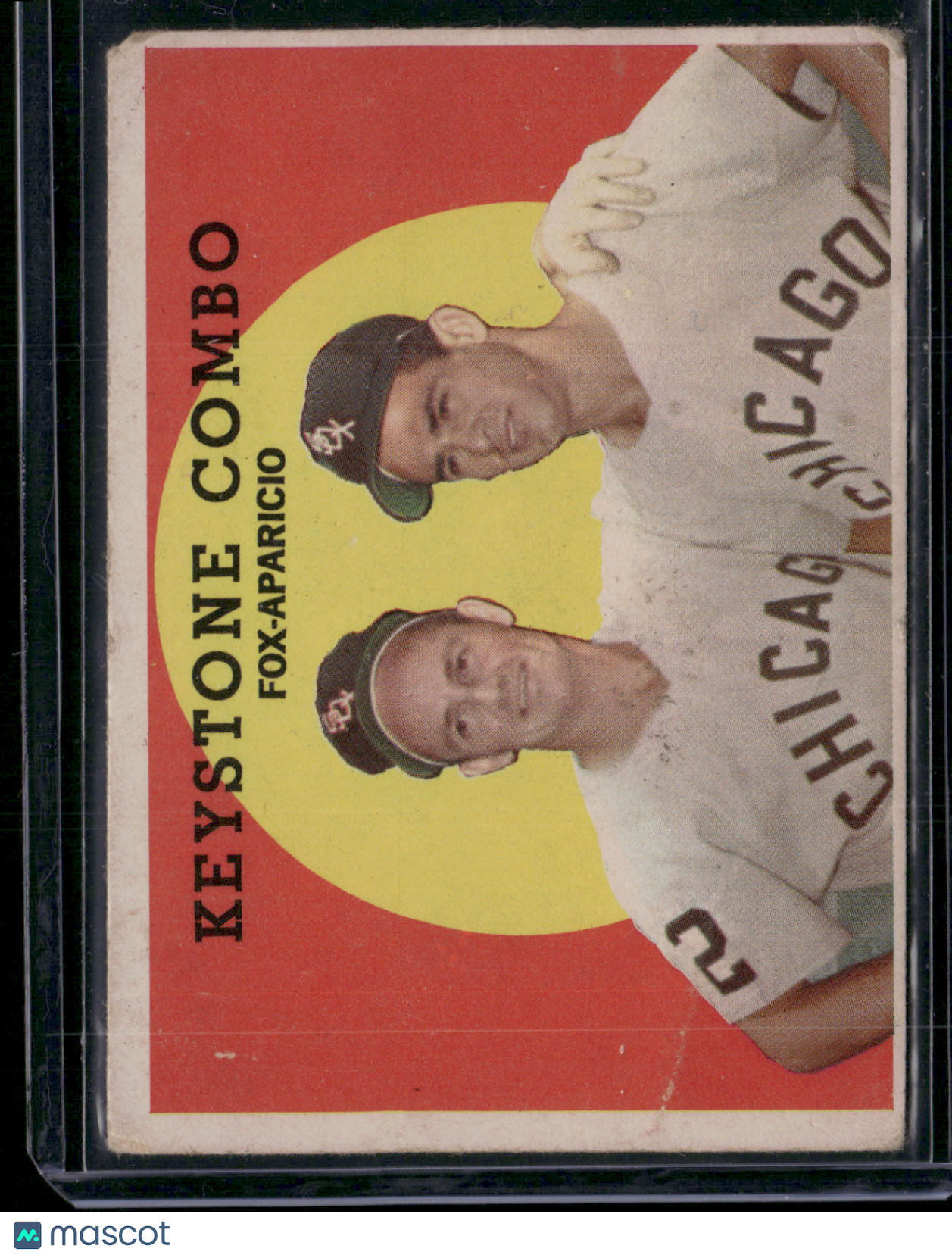 1959 Topps NELLIE FOX/LUIS APARICIO #408 KEYSTONE COMBO