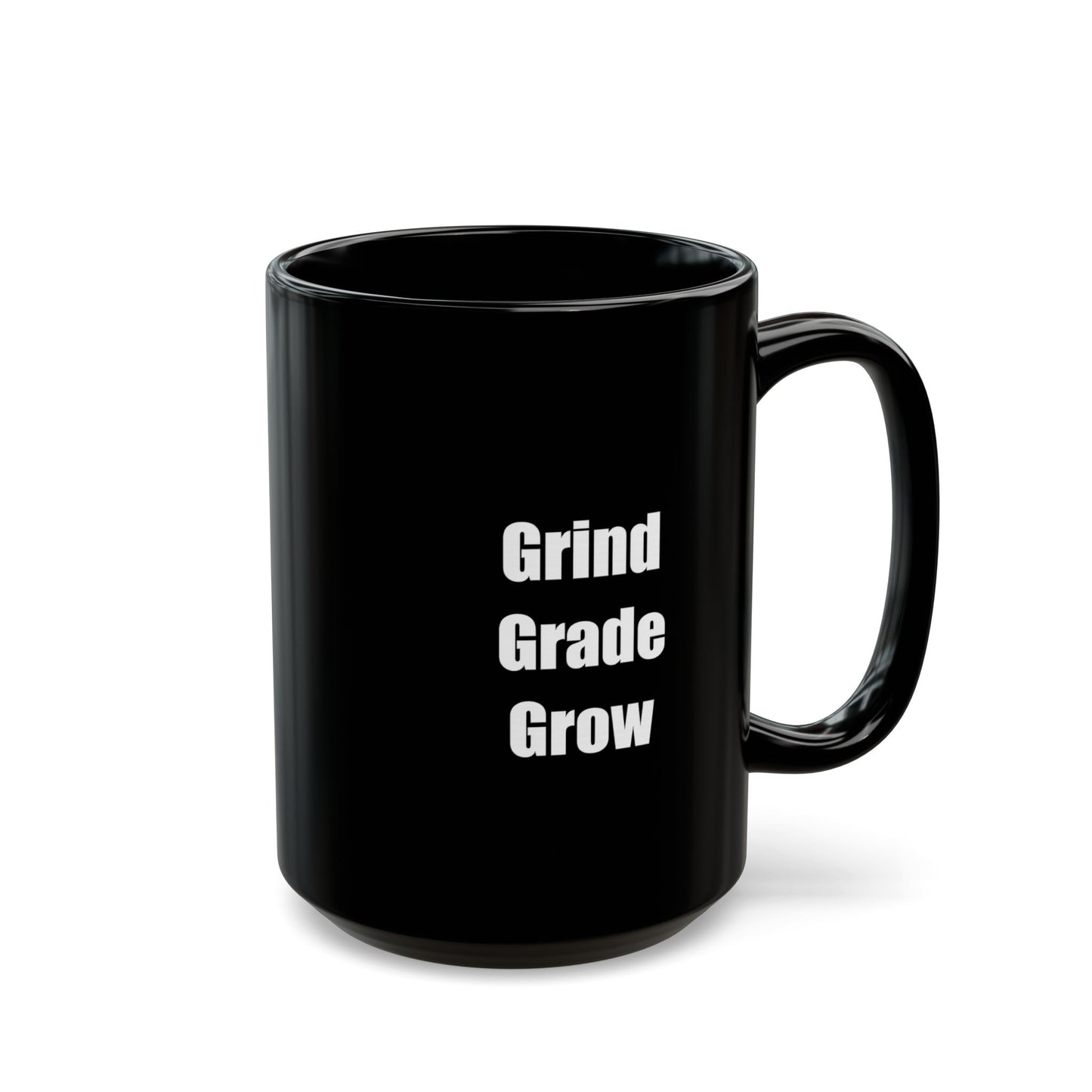 Grind. Grade. Grow. Black Collector’s Mug – Built for Hustlers in the Hobby
