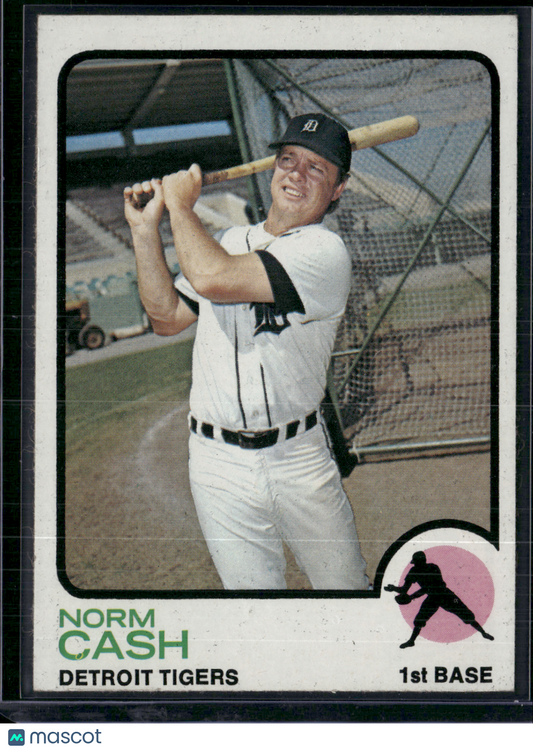 1973 Topps NORM CASH #485 (EX-EX/MT)