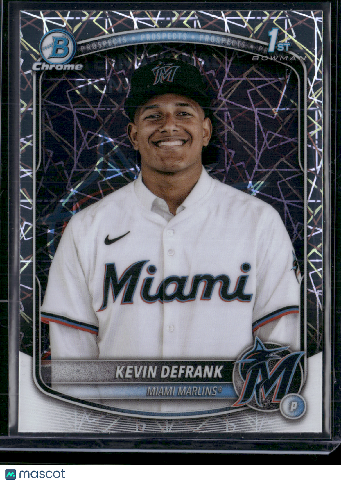 2025 Bowman Chrome KEVIN DEFRANK #BCP-205 1st Bowman Geometric